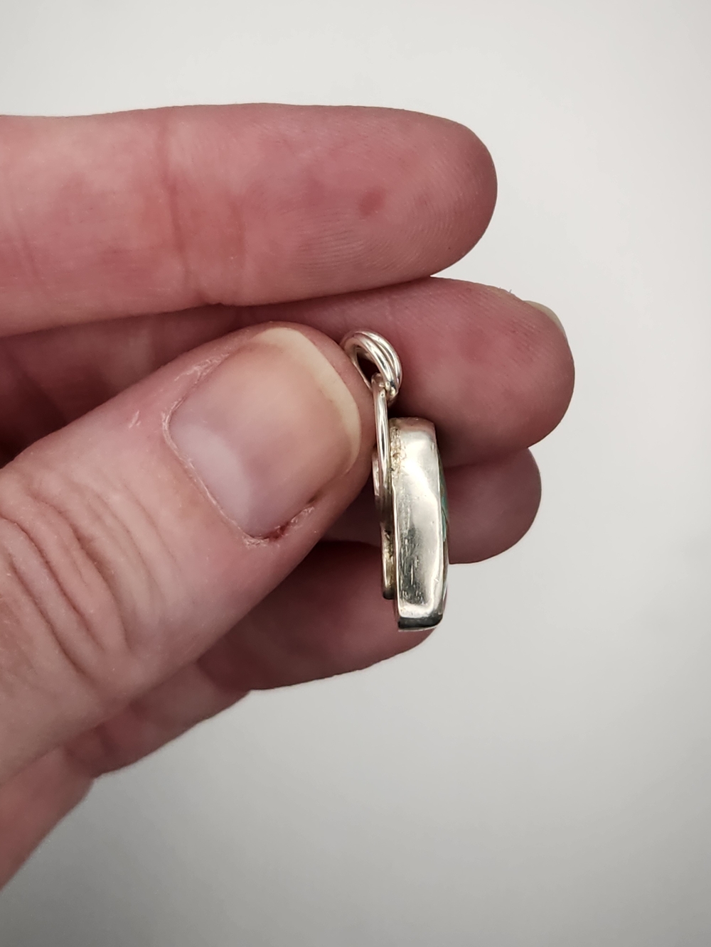 Turquoise Pendant Sterling Silver - Picture 2 of 5